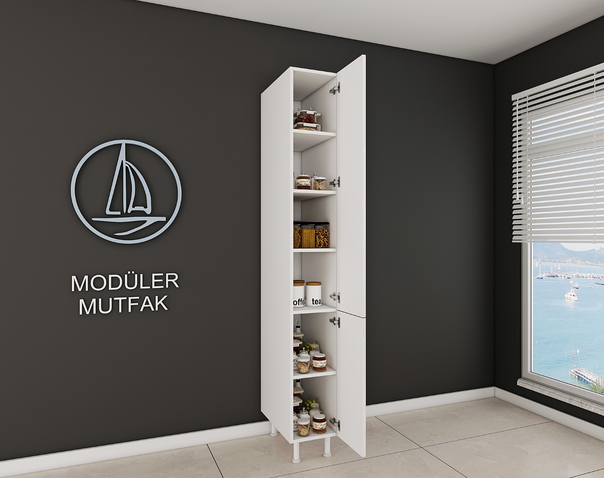 30cm Hazır Mutfak Boy Dolabı - Görsel 2