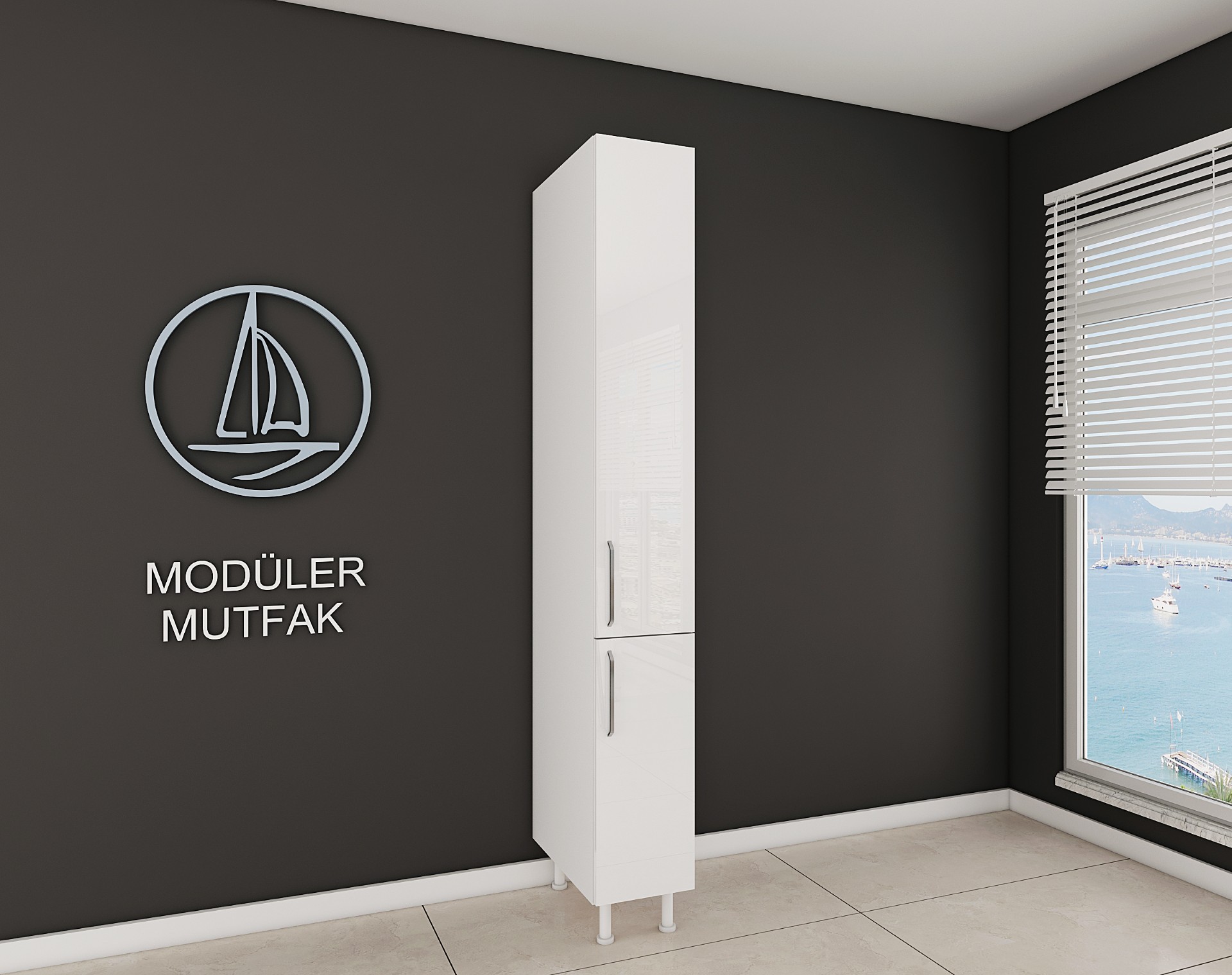 30cm Hazır Mutfak Boy Dolabı
