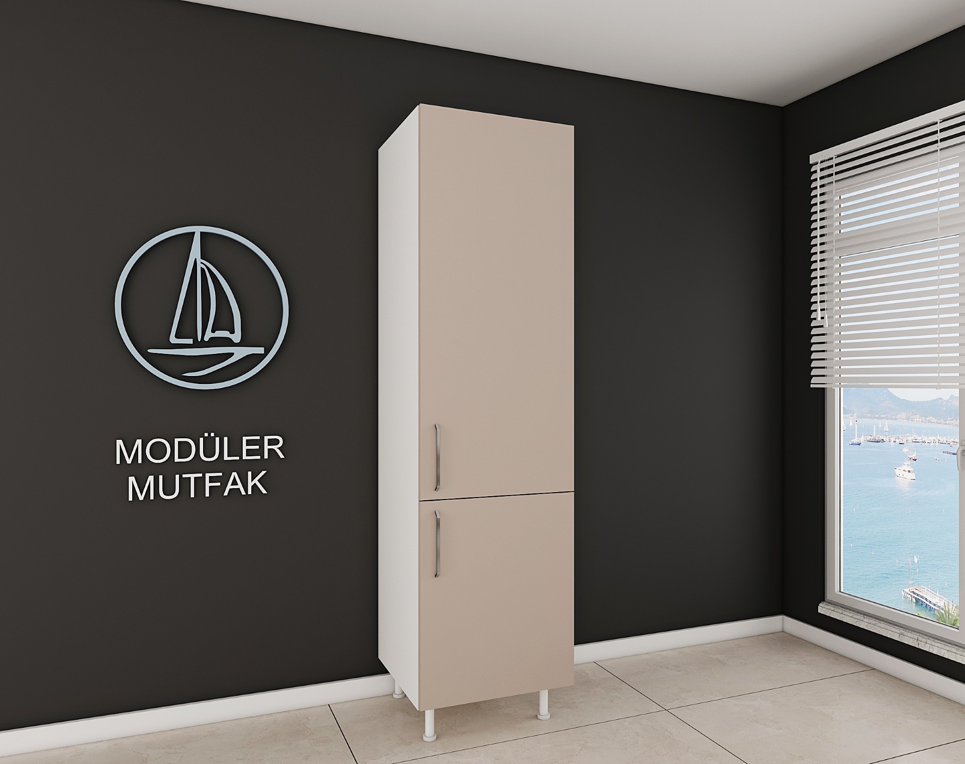 60cm Hazır Mutfak Boy Dolabı - Görsel 5