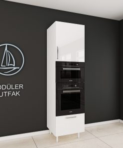 60cm Çekmeceli, Fırın ve Mikrodalga Boy Dolabı