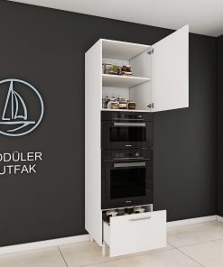 Alternative view of 60cm Çekmeceli, Fırın ve Mikrodalga Boy Dolabı
