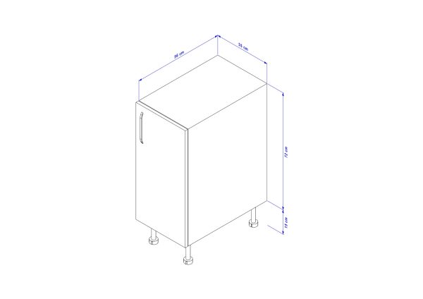 35cm Hazır Mutfak Alt Dolabı - Görsel 4