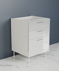 60cm Hazır Mutfak 3 Çekmeceli Alt Dolabı