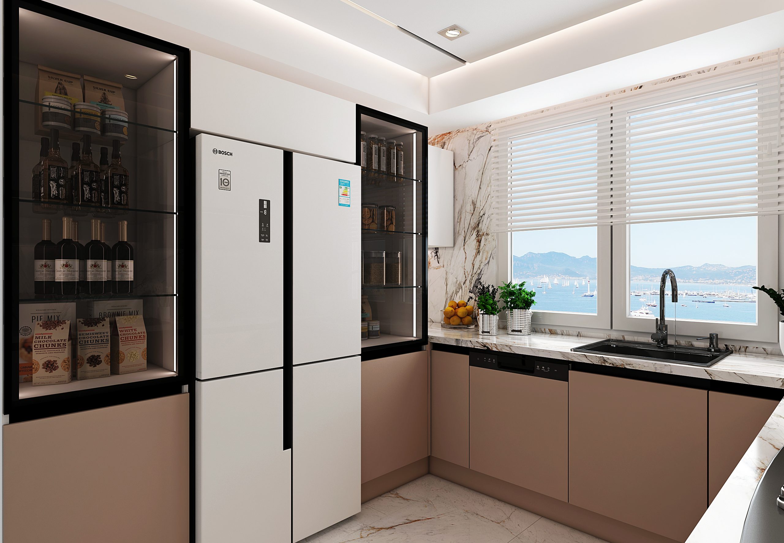 U Formlu Hazır Mutfak Dolabı- Model052 - Görsel 3