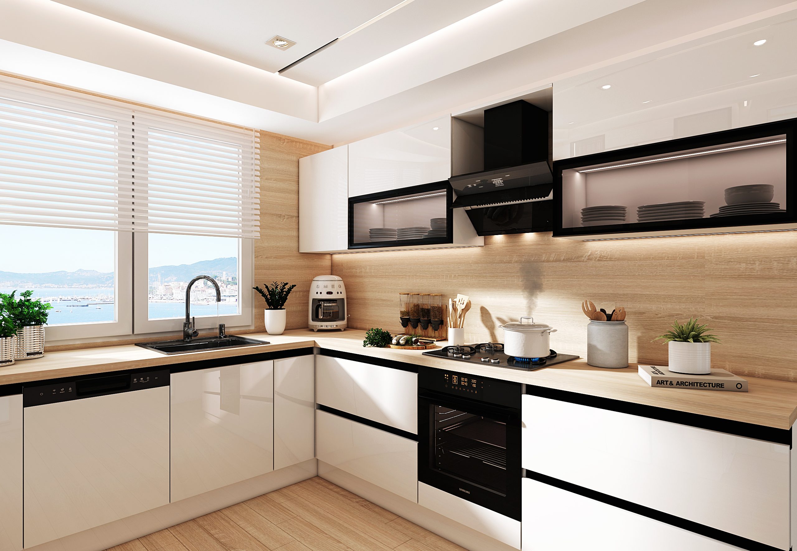 U Formlu Hazır Mutfak Dolabı- Model052 - Görsel 7