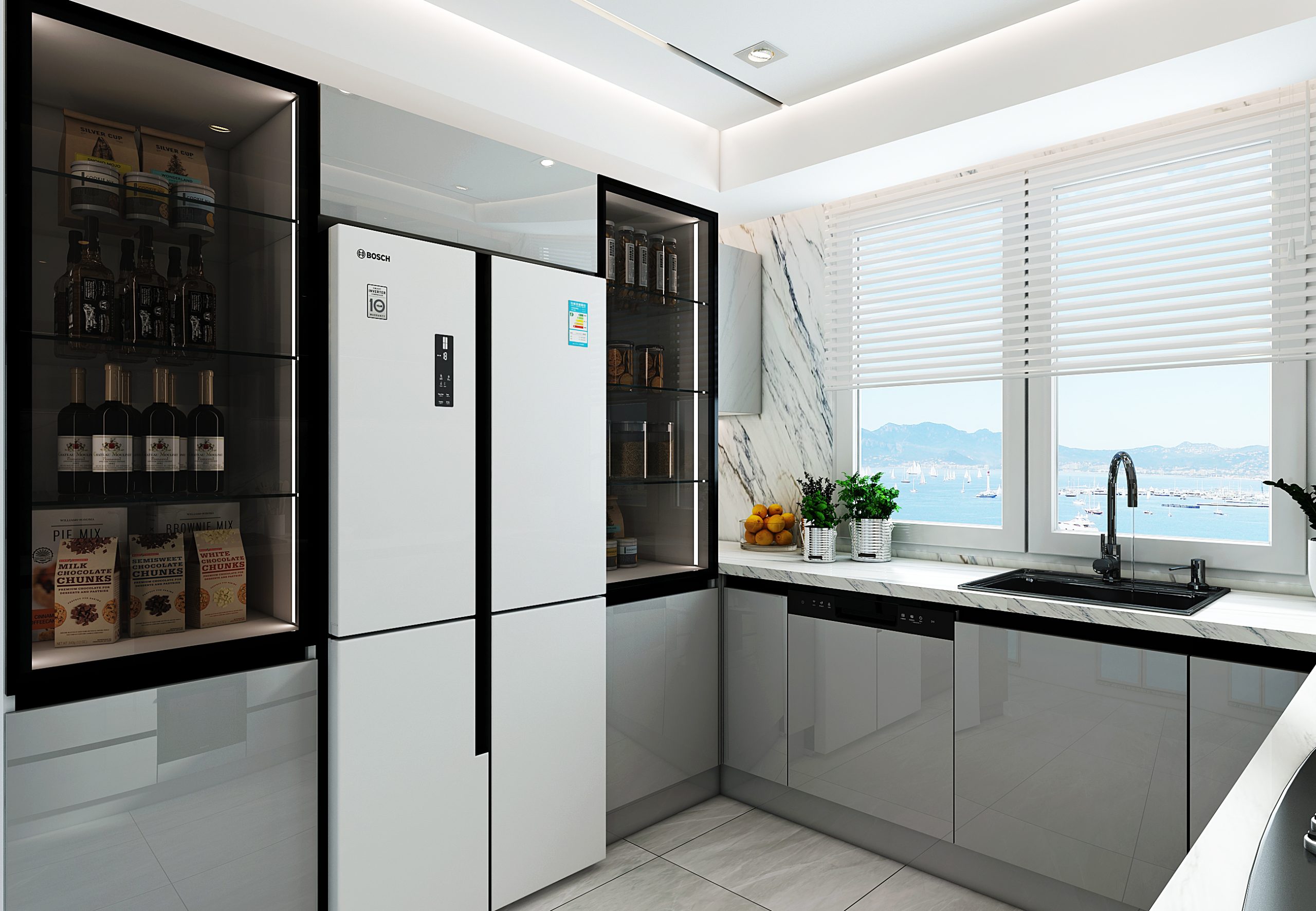 U Formlu Hazır Mutfak Dolabı- Model052 - Görsel 11