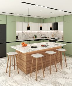 L Tipi Hazır Mutfak Dolabı- 430x300 Model 055 - Görsel 4