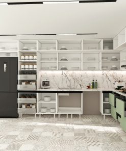 L Tipi Hazır Mutfak Dolabı- 430x300 Model 055 - Görsel 12