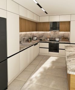L Tipi Hazır Mutfak Dolabı- 430x300 Model 055 - Görsel 9