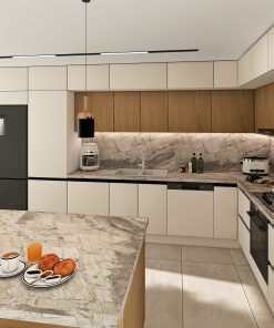 L Tipi Hazır Mutfak Dolabı- 430x300 Model 055 - Görsel 8