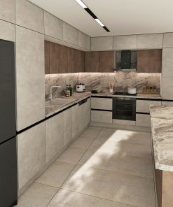 L Tipi Hazır Mutfak Dolabı- 430x300 Model 055 - Görsel 6